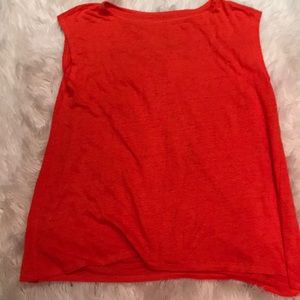Eileen Fisher orange top- long